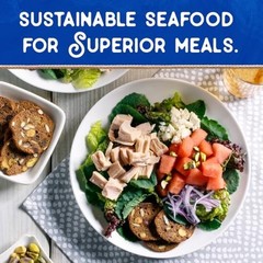 Wild Albacore Solid White Tuna in Water No Salt Added 4.6 oz Pack of 12 Canned