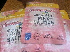 FOOD: Wild Alaskan Pink Salmon Chicken of the Sea & Lemon Pepper (5 Packs)