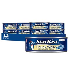 Chunk White Albacore Tuna in Water, 5oz Canned Tuna, 12-Pack