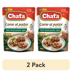 (Pack of 2) Pastor Style Seasoned Pork Meat Pouches 8 oz Free Shipping in 2 days