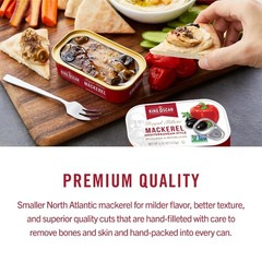 Skinless & Boneless Mackerel In Olive Oil, 4.05-Ounce Cans (Pack Of 6)