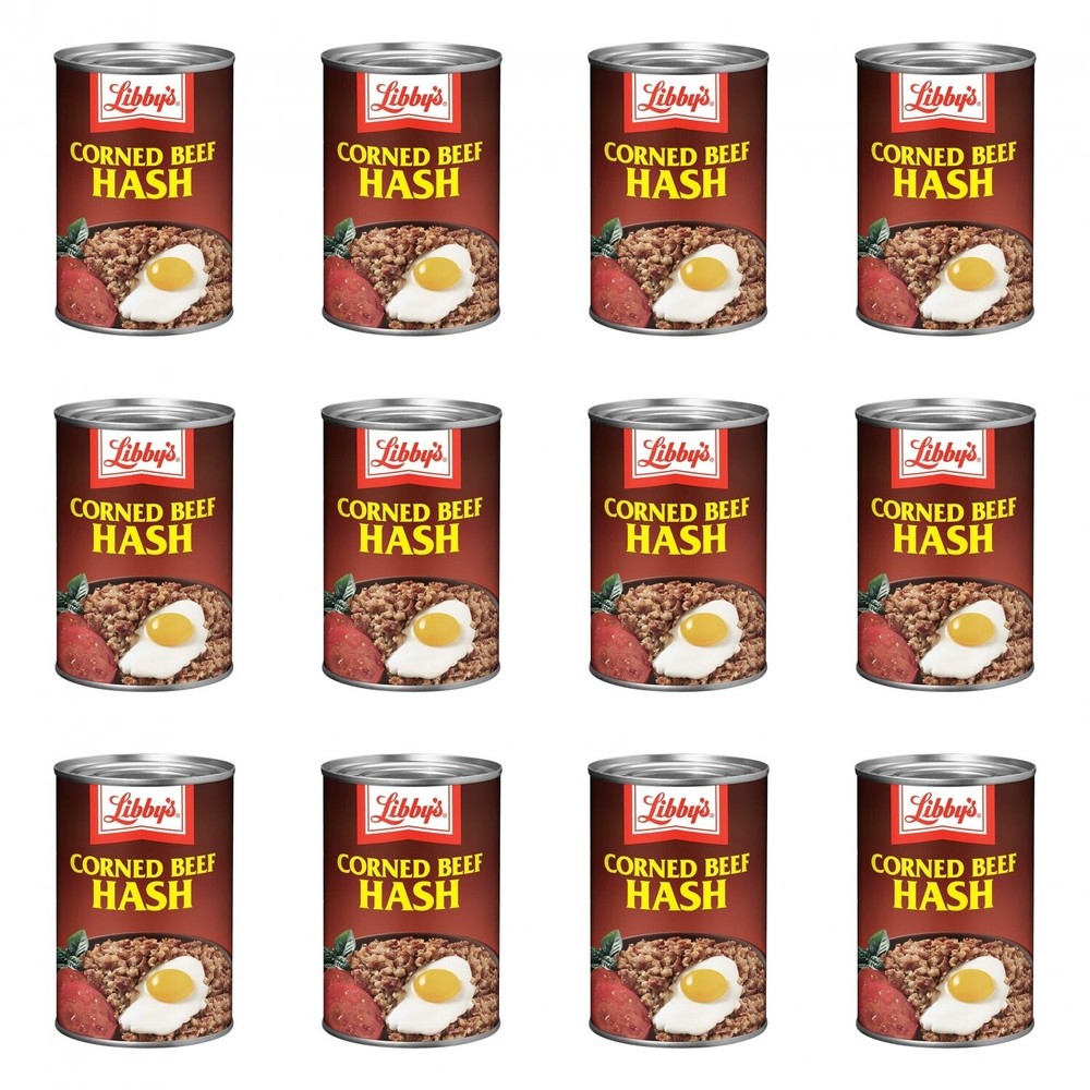 Libby’s Corned Beef Hash 15 oz ( Pack of 12 ) ~ 9/2026
