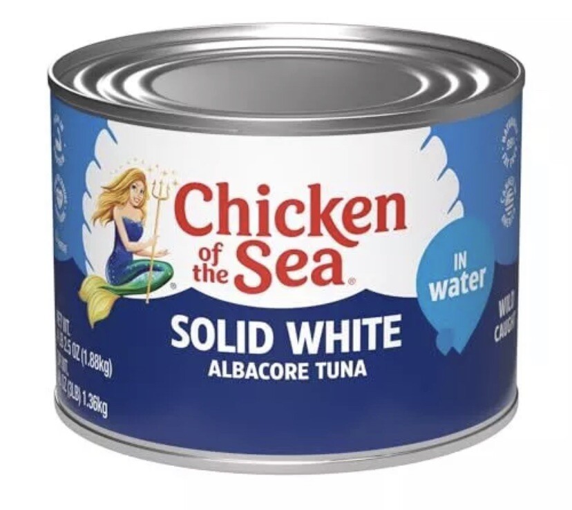 Solid White Albacore Tuna in Water, Wild Caught Tuna, 66.5-Ounce Can 10/26