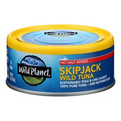 Wild Skipjack Tuna No Salt Added 5 Oz(Case Of 12) By Wild Planet