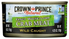 Fancy White Lump Crab Meat 6 oz – Wild-Caught, Fat-Free Seafood Delight