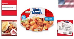 Convenient 6-Pack of Delicious Beef Stew – Fully Cooked & Ready in 60 Seconds