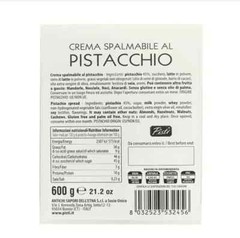 2 Pack – Pisti Cream of Pistachio from Sicily 600g Artisanal Italian Nut Spread