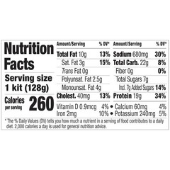 Tuna Salad Kit 4 5oz Chunk Light Pouch Ready to Eat
