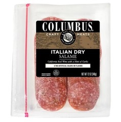 Columbus Italian Dry Salami, Pre-Sliced, 12 oz