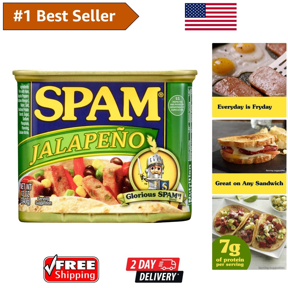 Ready to Eat Jalapeño Meat, 12 Ounce Can – Perfect for Meals on the Go