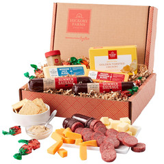 Hickory Farms Farmhouse Meat & Cheese Food Gift Basket (Small) – Box Set | Charc