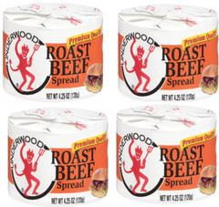 Underwood Premium Quality Roast Beef Spread 4.25 oz (120g) – pack of 4