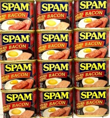 Spam Bacon Luncheon Meat 12 oz ( Pack of 12 )