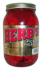 Herb’s Pickled Pigs Feet 40 Oz 1/2 Gallon