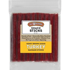 Old Wisconsin Honey Brown Sugar Turkey Sausage Snack 1.75 Pound (Pack of 1)