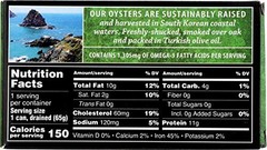 Crown Prince Natural Smoked Oysters in Olive Oil 3oz Non-GMO High Quality