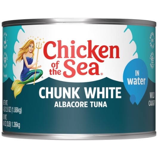 Chicken of the Sea Chunk Albacore White Tuna In Water – 66.5 Ounces, 6 Per Case