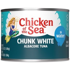 Chicken of the Sea Chunk Albacore White Tuna In Water – 66.5 Ounces, 6 Per Case