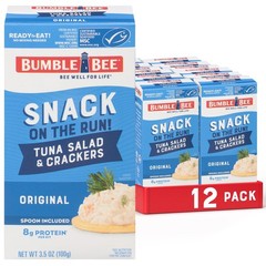 Bumble Bee Snack On The Run Original Tuna Salad with 3.5 Ounce (Pack of 12)