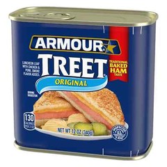 6-Pack Armour Star Original Treet Luncheon Loaf, 12oz Can, Smoked Chicken & Pork