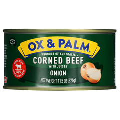 Ox & Palm corned Beef onion Flavored 11.5 oz can……