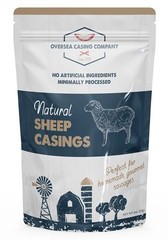 Oversea Casing Natural Sheep Casings 5 Ounce (Pack of 1)