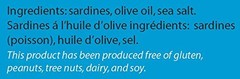 Sardines in Olive Oil, 4.2 Ounce Can (Pack of 5) Spanish Gourmet Wild Caught …