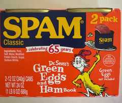 Green Eggs & Ham SPAM Limited Edition (Two 12oz Cans) (6/2028) FREE SHIPPING!