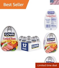 Healthy Cooked Ham, 16-Ounce | Perfect for Family Dinners – Pack of 12