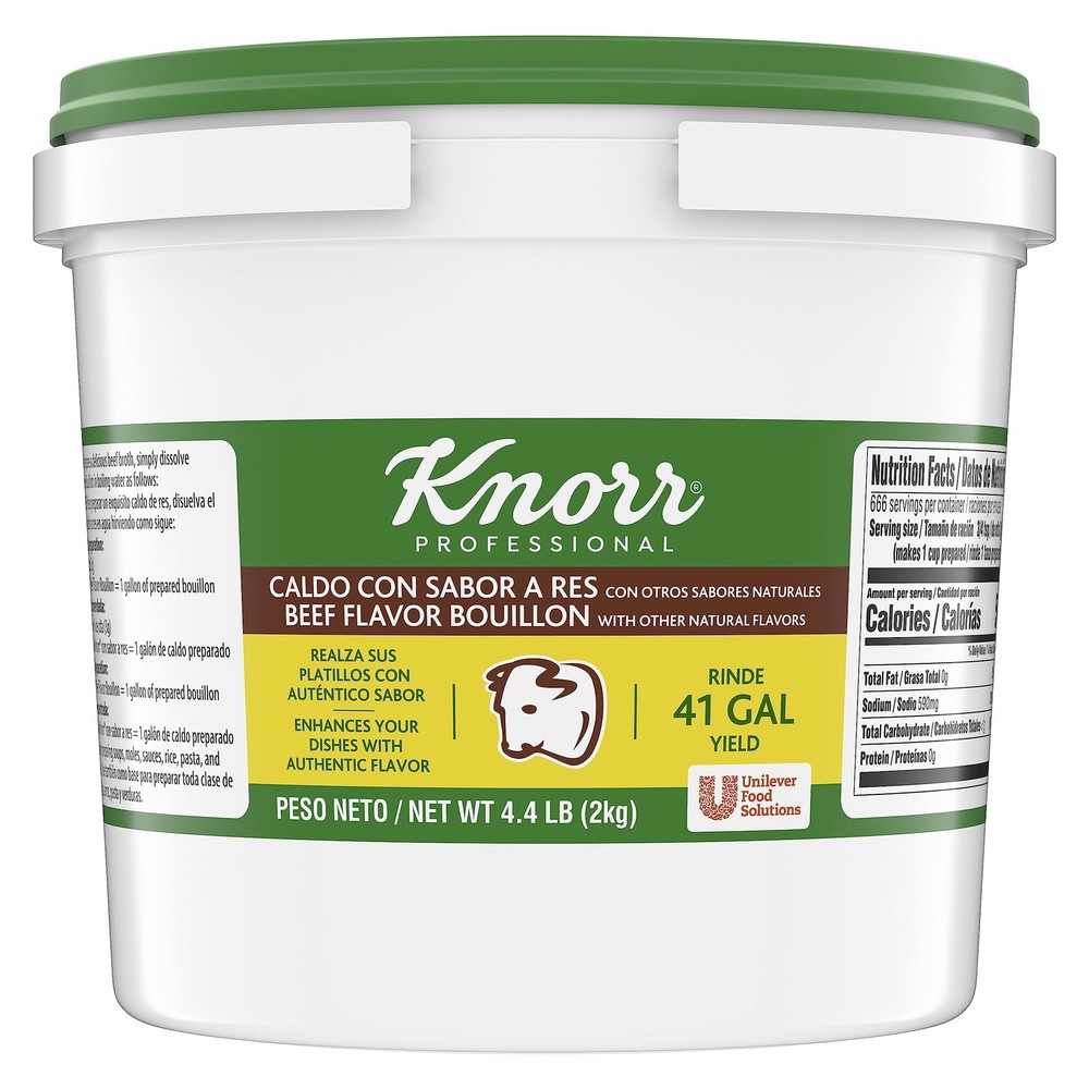 Knorr Professional Caldo de Res, Beef Bouillon with Beef Flavor Granulated Ba…