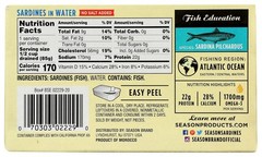 No Salt Added in Water Sardine, 4.375 oz