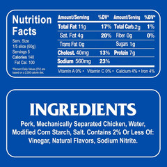 Banner Sausage, Canned Sausage, 10.5 OZ (Pack of 12)