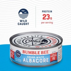 Chunk White Albacore Tuna in Oil, 5 oz Can (Pack of 24) – Wild Caught Tuna – …