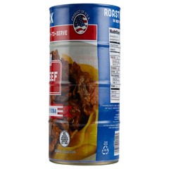 Butterfield Farms Roast Beef in Beef Broth, 12 oz Cans, 4 Pack – Ready to Eat.