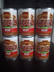 Keystone Canned Beef 6 Cans 14 oz 14.5 oz each