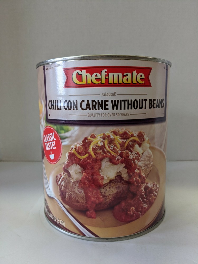 Chef-Mate Chili Con Carne W/O Beans #10 Can