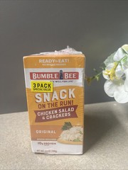 Bumble Bee Snack on the Run Chicken Salad with Crackers Kit, 3.5 oz Pack of 3