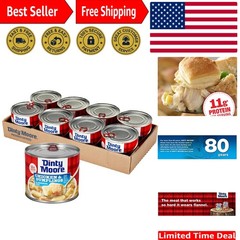 Delicious Chicken & Dumplings Canned Meal – 8 Cans | Easy Prep, No Preservatives