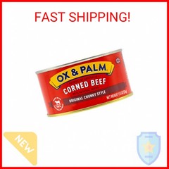 Ox & Palm Corned Beef, Original Chunky Style, 11.5 Ounce (Pack of 1)