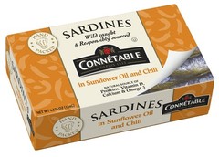 Sardines | | Sardines in Sunflower oil and Chili | 4.375 Ounce | Pack of 12