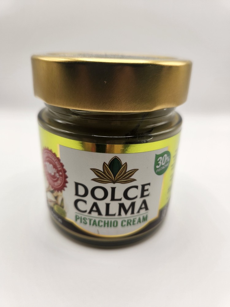 Dolce Calma Pistachio Cream Spread 200g – 30% Pistachios, No Palm Oil