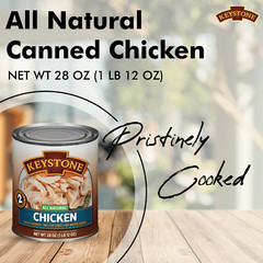 Keystone All Natural Chicken, 28 oz can