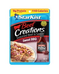 StarKist Beef Creations Sweet BBQ, 2.6 oz Pouch