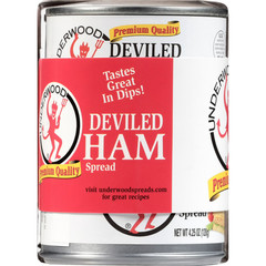 Underwood Deviled Ham Spread, 4.25 oz, 4 Count Cans