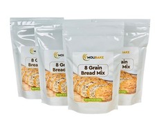 Molibake 8 Grain Bread Mix Pack of 4 AllNatural Multigrain Baking Mix for Br…
