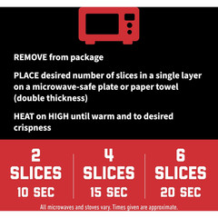 Hormel Black Label Fully Cooked Bacon10.5 Ounce Pack of 1