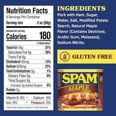 SPAM Maple, 12 oz. can