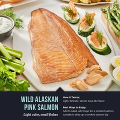 SeaBear – Premium Wild Alaskan Smoked Sockeye, Coho, and 18 Ounce (Pack of 1)