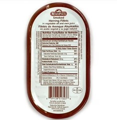 RügenFisch Smoked Herring Fillets in Veg Oil 6.7oz 3 PACK – Omega-3 Arenque