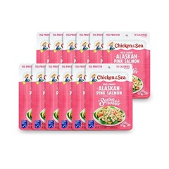 12-Pack Chicken of the Sea Skinless & Boneless Wild Caught Pink Salmon, 2.5 oz